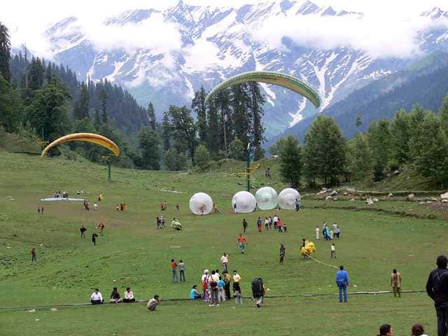 Visit Paragliding in Manali