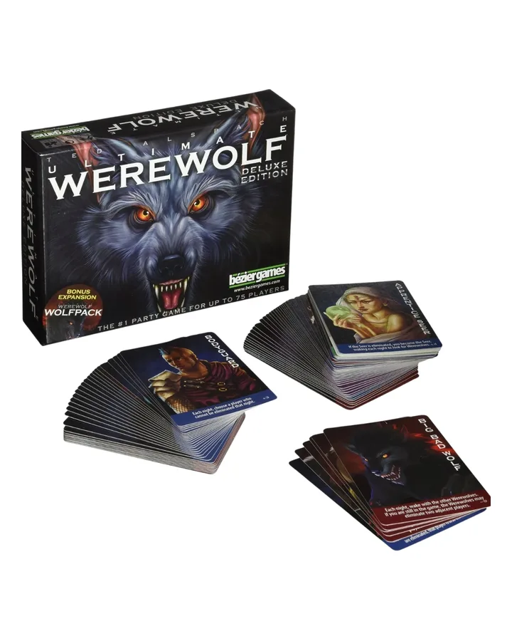 Ultimate Werewolf Deluxe Edition box and role cards